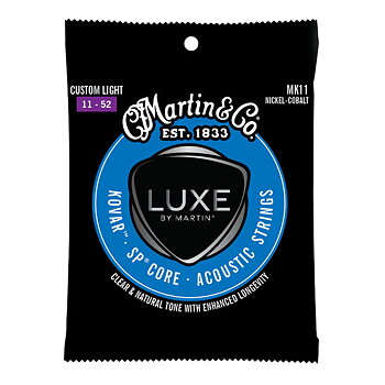 Martin MK11 LUXE Kovar Nickel-Cobalt Acoustic Guitar Strings 011-052