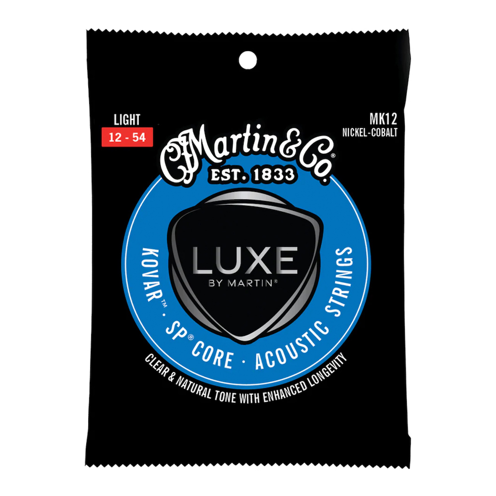 Martin MK12 LUXE Kovar Nickel-Cobalt Acoustic Guitar Strings 012-054