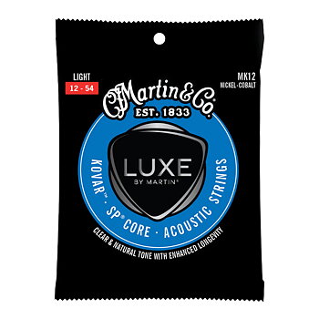 Martin MK12 LUXE Kovar Nickel-Cobalt Acoustic Guitar Strings 012-054