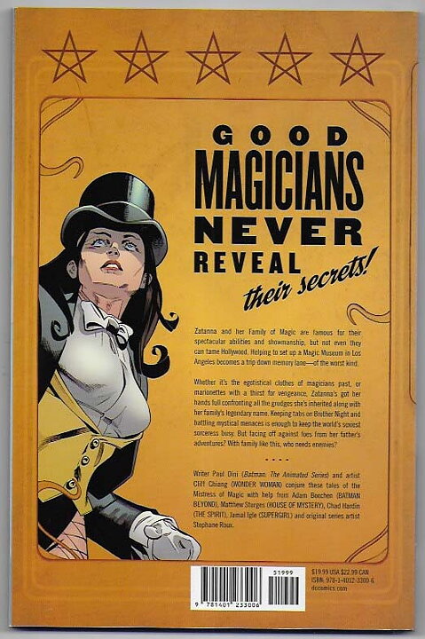 Zatanna: Shades of The Past TP VF+ Solblekt på ryggen