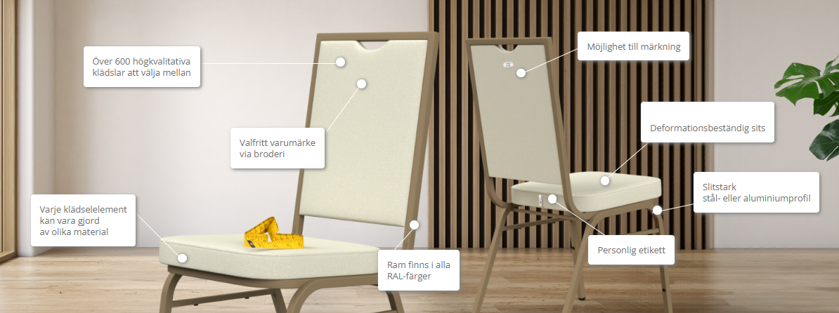  Designa din egen bankettstol Maestro - 2