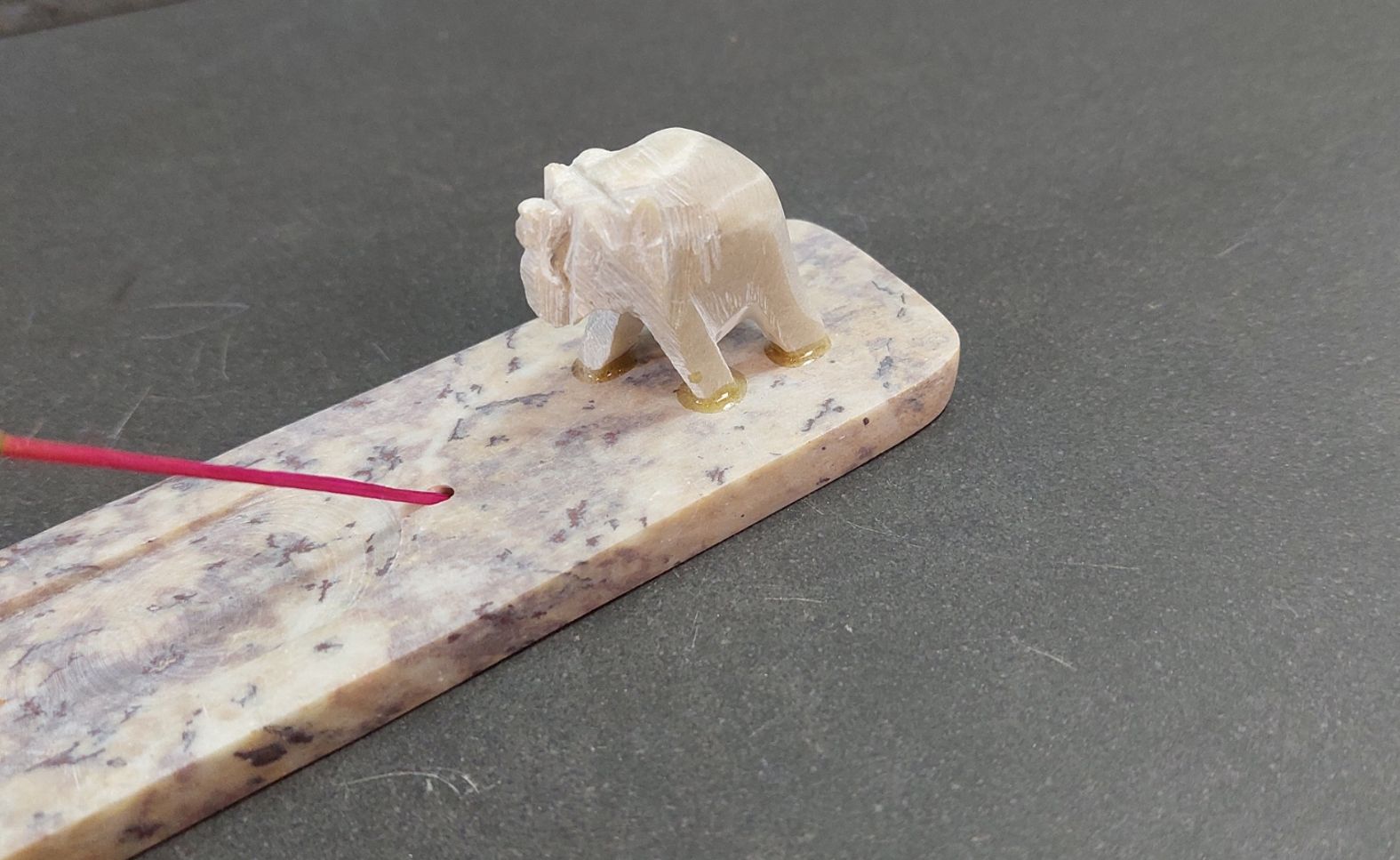 Såpsten Rökelse Hållare med Elefant - 2