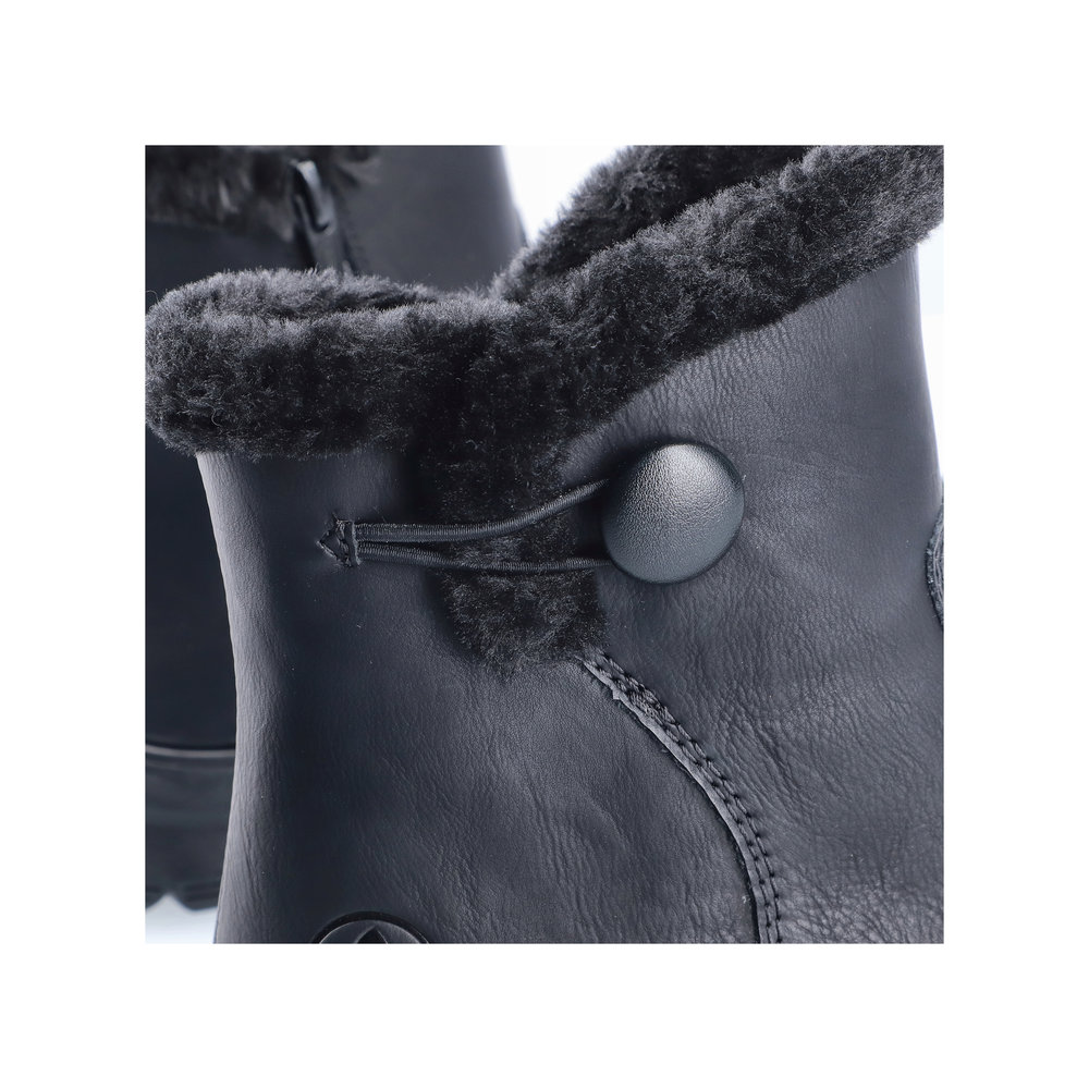 Rieker Damboots Varmfodrad Svart - 9