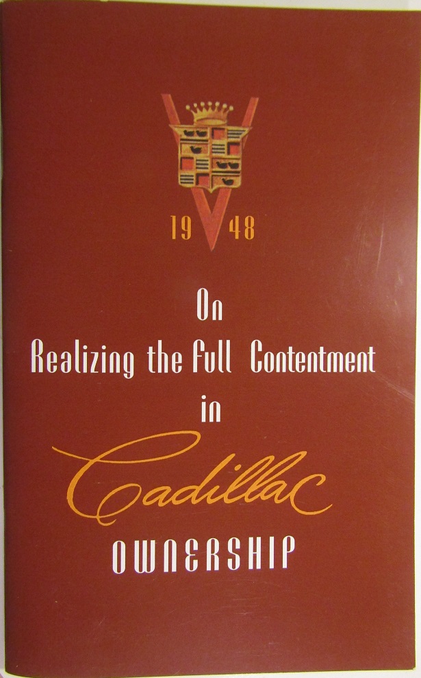 1948 Cadillac Owners Manual