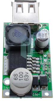 LM2596HV 5V DC-DC 7-56V 9V 12V 24V 36V 48V till fast 5V 3A - 6