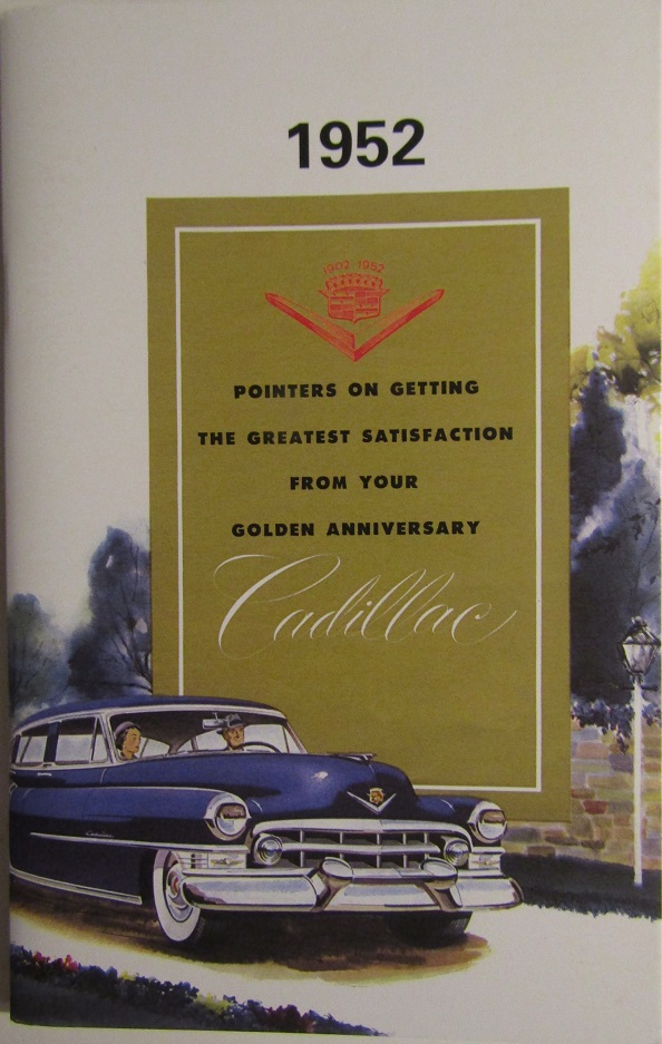 1952 Cadillac Owner's Manual