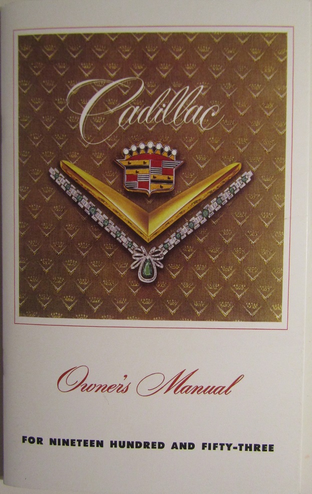 1953 Cadillac Owner's Manual