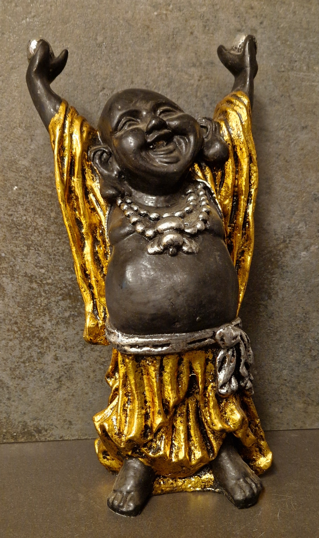 Happy (Skrattande) Buddha, Stående Staty - 30 cm - 8