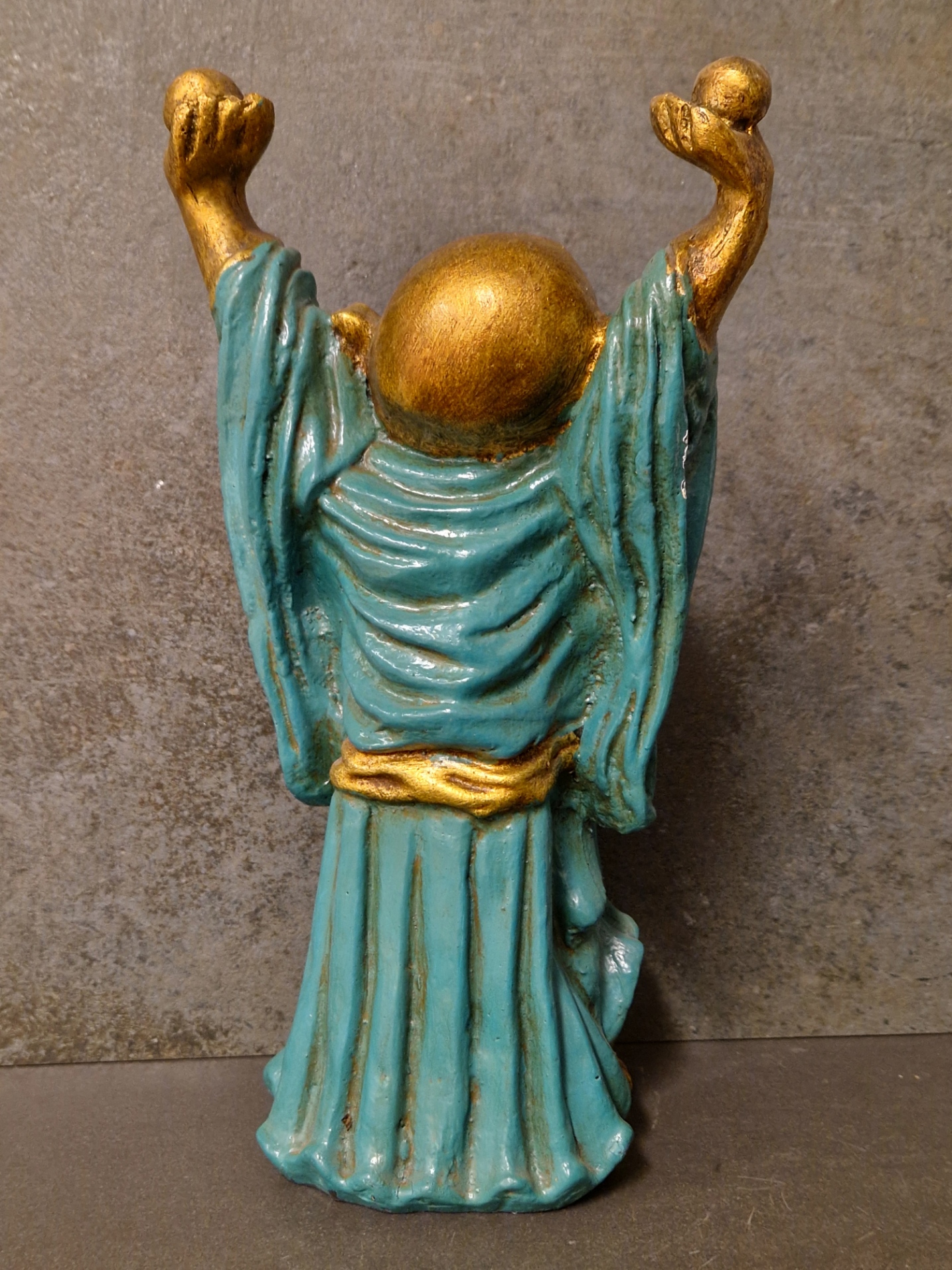 Happy (Skrattande) Buddha, Stående Staty - 30 cm - 7