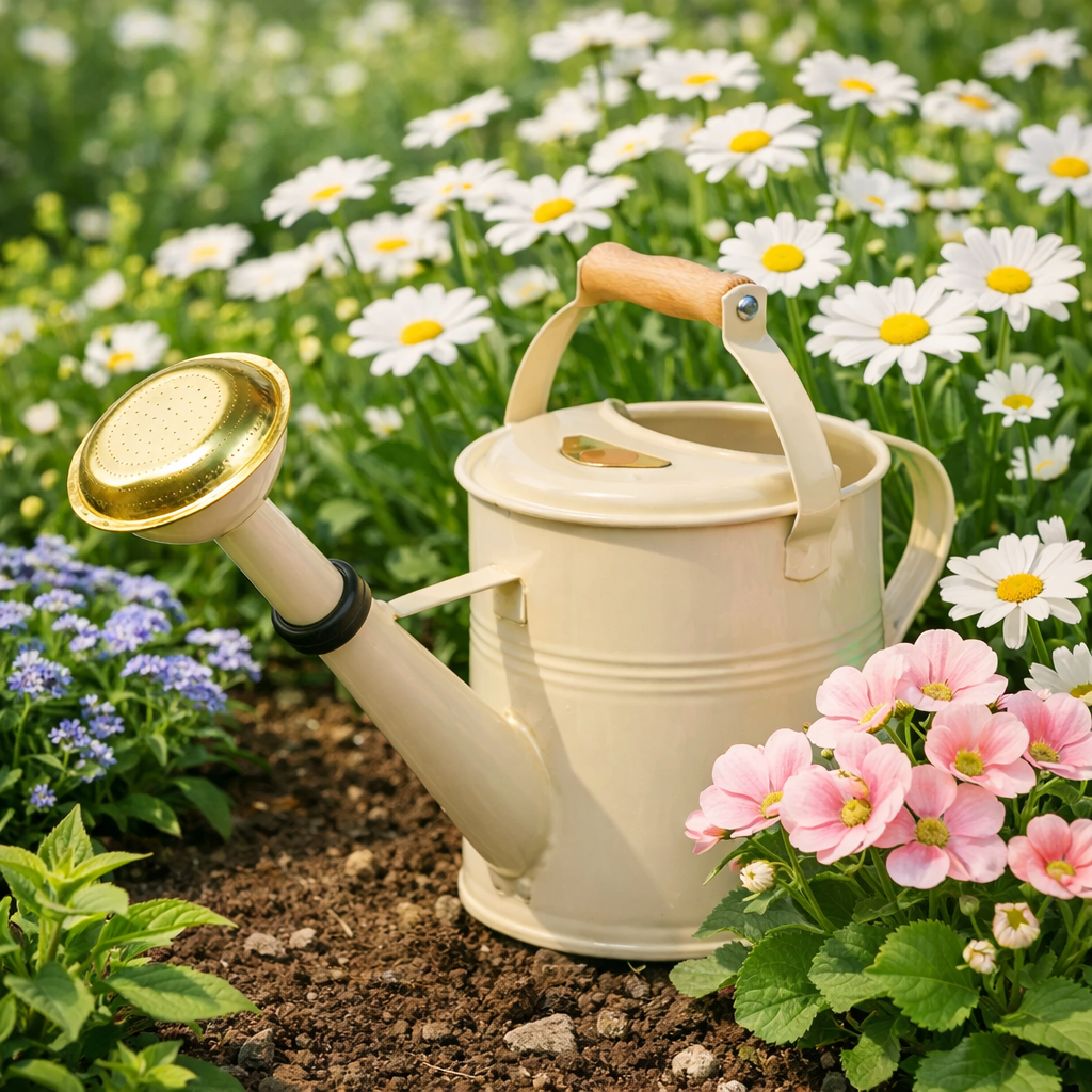 Watering can Vintage Cream, 5L - 2