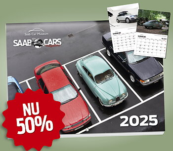 SAAB VÄGGKALENDER 2025 nu HALVA PRISET!