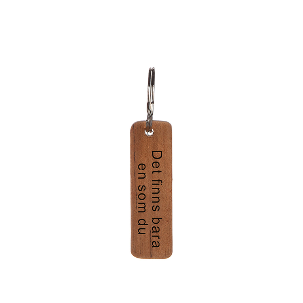 Nyckelring i teak - 8