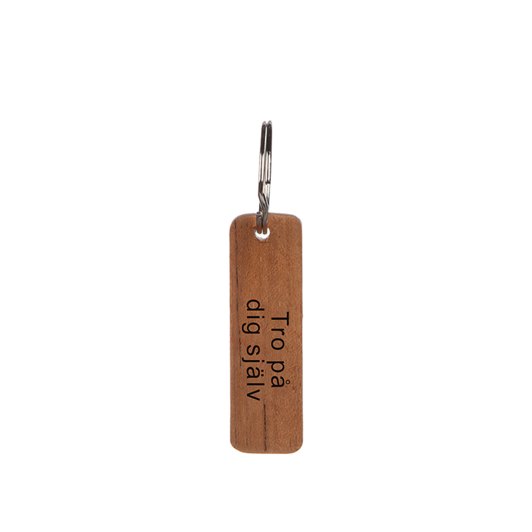 Nyckelring i teak - 5