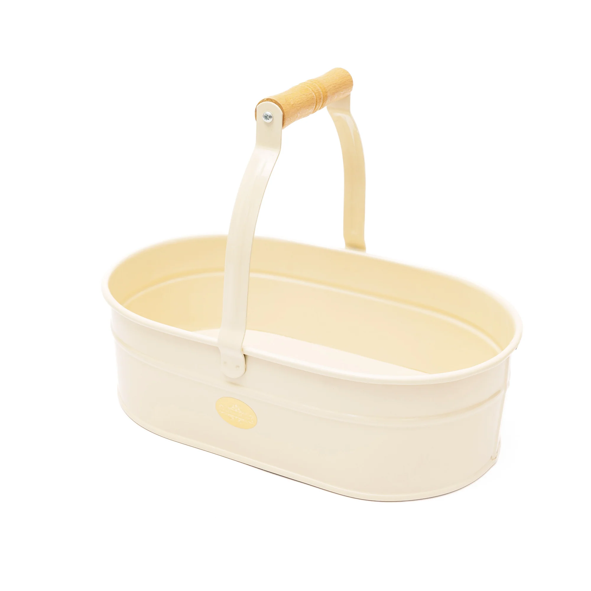 Oval Skördekorg Vintage Cream