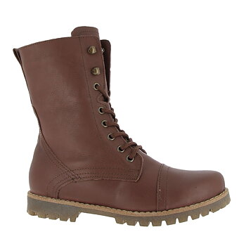 Charlotte of Sweden Zipperboot Fleecefodrad Brun
