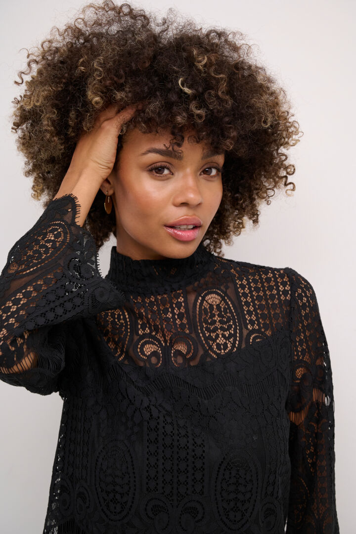 Culture Ima Lace Blouse Black - 2