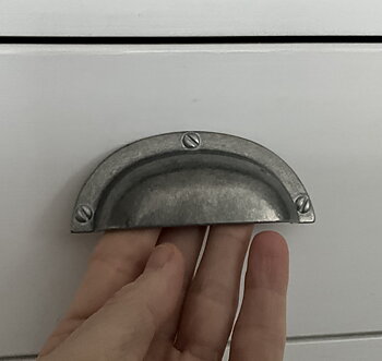 Handtag skål Fridhem 64 - Zink