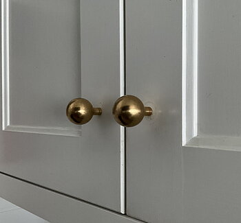 Knopp Ball 27 - Mässing obehandlad