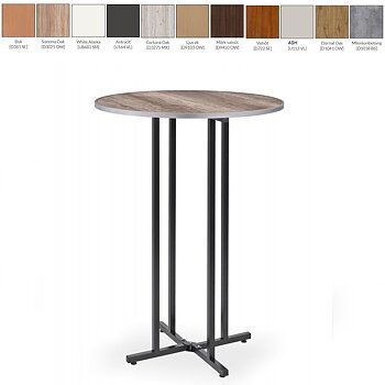 Fällbara Cocktailbord H 110 cm Runda K-200
