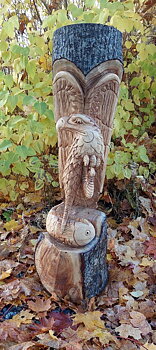 Hand snidad Örn  Staty, 95cm