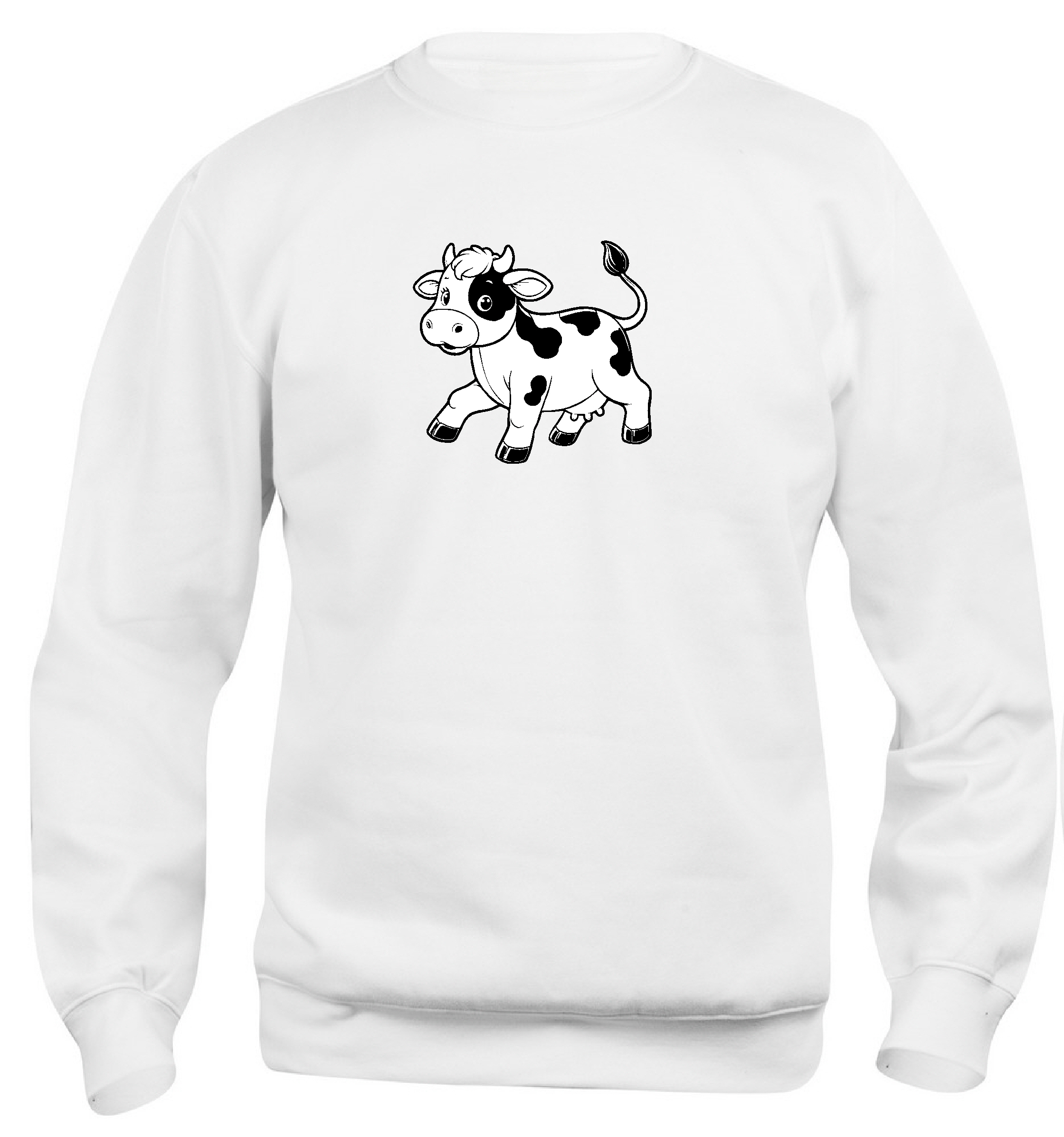 Sweatshirt Barn  "KO" - Vit