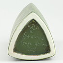 Einar Lynge-Ahlberg (1950s) Green Modern Vase with Geometric Decor 22 cm