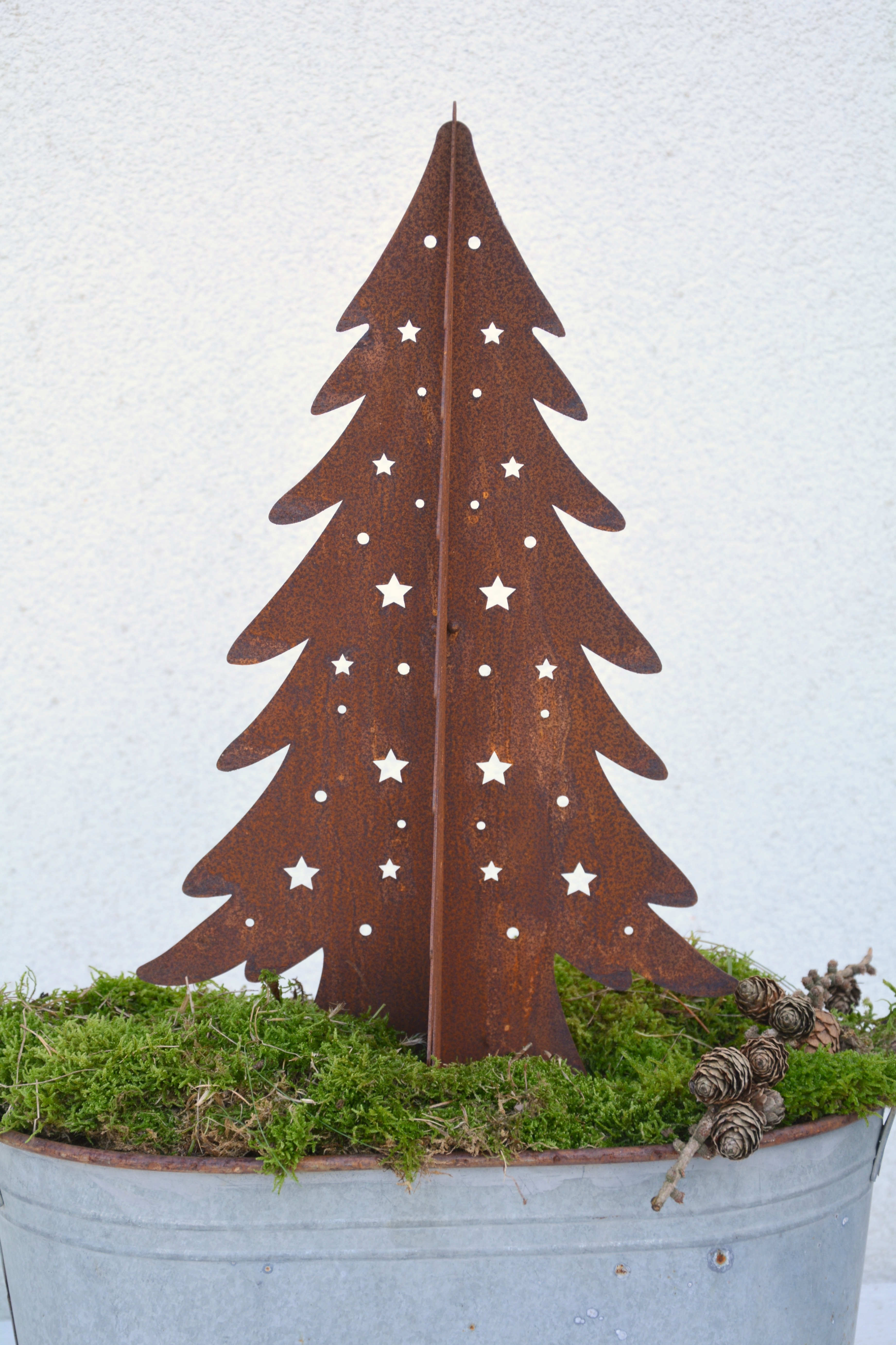Rostigt gran 3D 40 cm hopfällbar