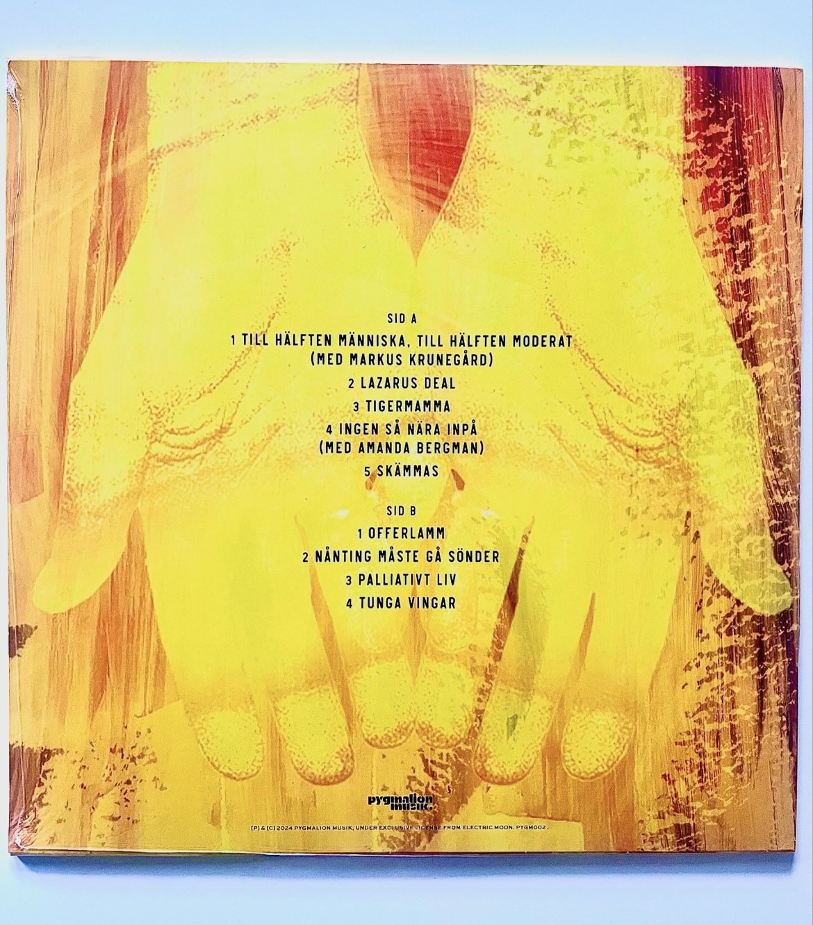 THE TARANTULA WALTZ - TILL HÄLFTEN MÄNNISKA (RÖD/GUL VINYL) SIGNERAD! - 2