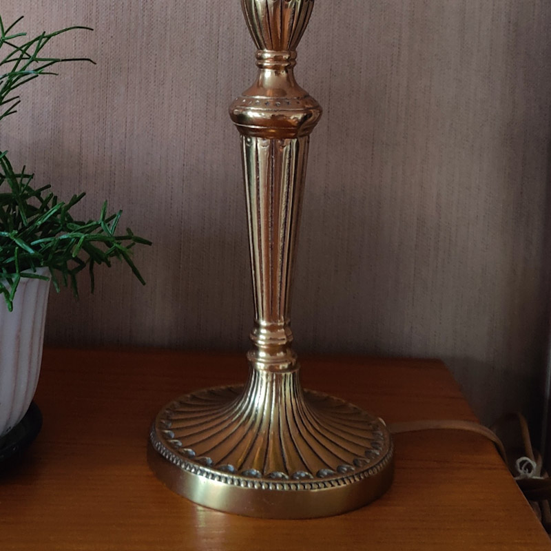 Lampfot i mässing