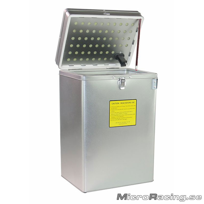BAT-SAFE - Lipo Säkerhets Box, XL, Silver 