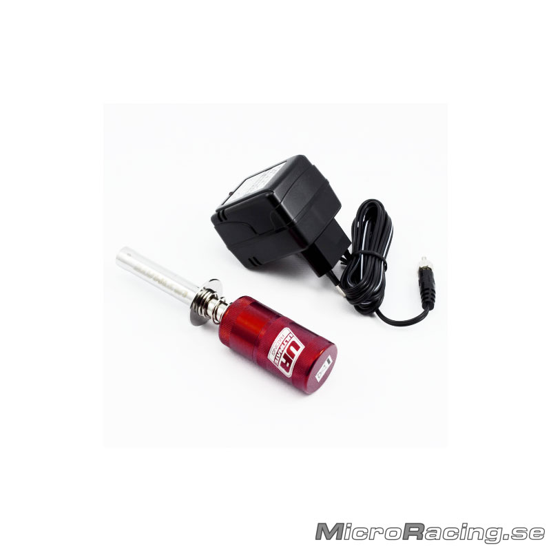 ULTIMATE - Glow Starter Sc Size W/230v Chg+Sig-1800mAh, Red