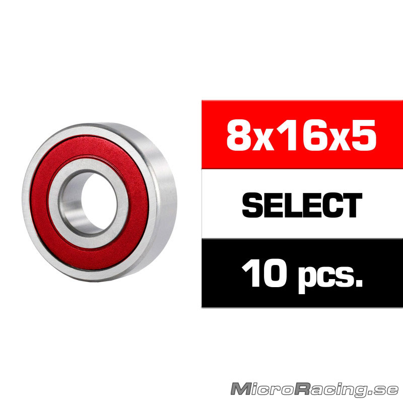 ULTIMATE - 8x16x5mm Bearing, "HS" Rubber Sealed, 10pcs