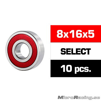 ULTIMATE - 8x16x5mm Bearing, "HS" Rubber Sealed, 10pcs