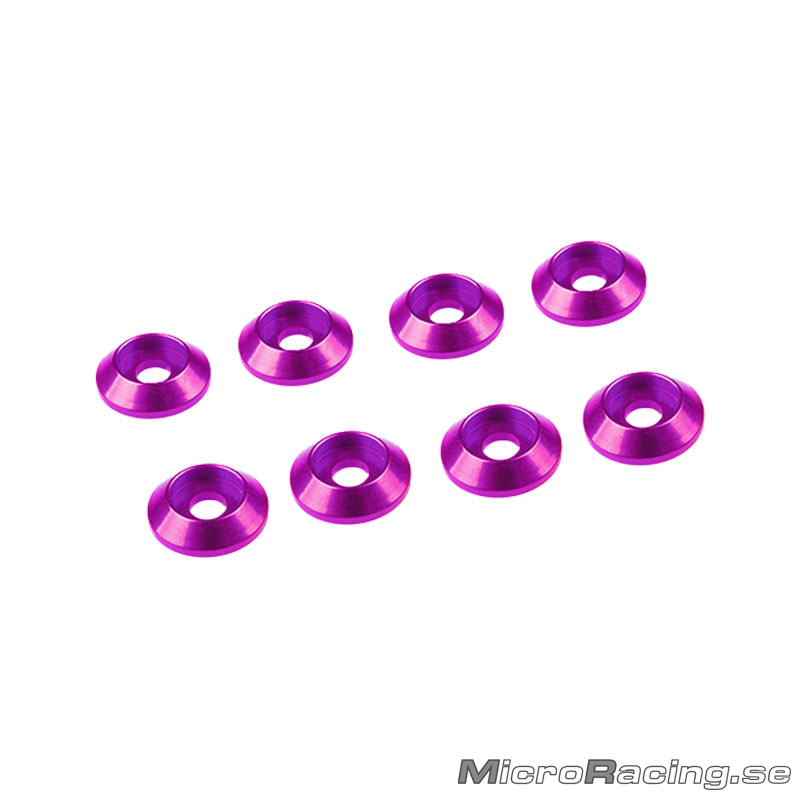 ULTIMATE - M3 Bricka, Rosa, Aluminium, 8st