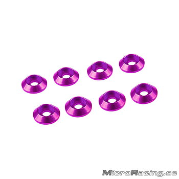 ULTIMATE - M3 Bricka, Rosa, Aluminium, 8st