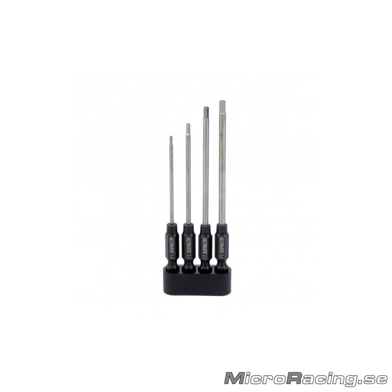 ULTIMATE - Tool Hex Tips Set, 1.5/2.0/2.5/3.0x80mm