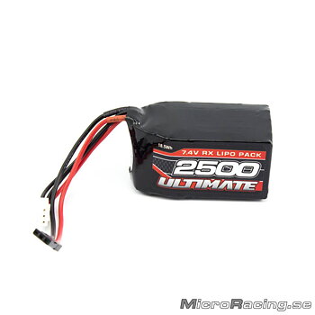 ULTIMATE - Battery, Hump Pack 7.4V/2500mAh, Connector JR style