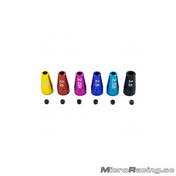 ULTIMATE - Id Collar Set, Hex & Ball Hex, 6pcs