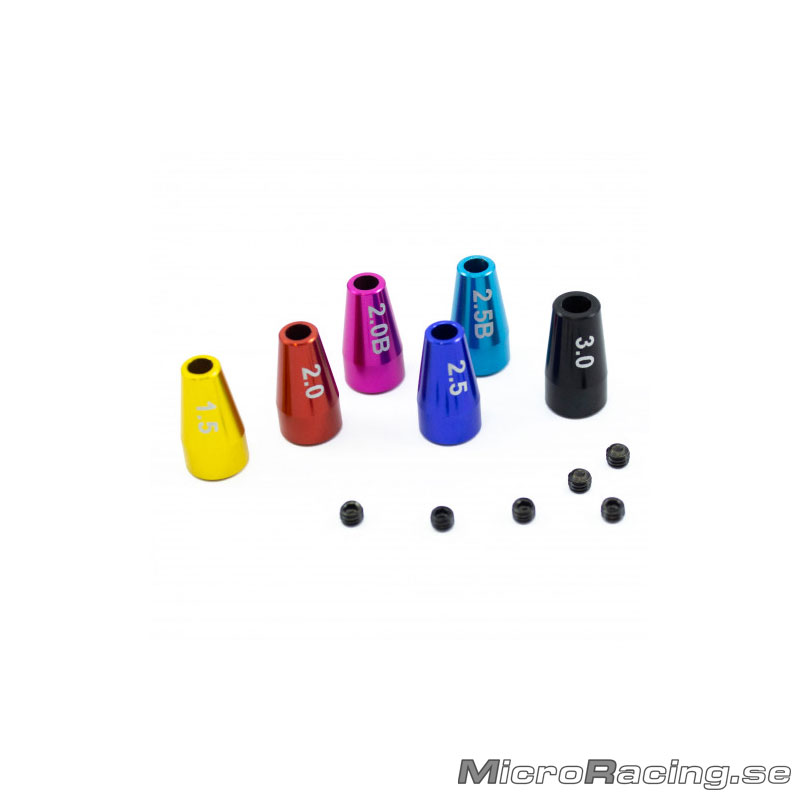 ULTIMATE - Id Collar Set, Hex & Ball Hex, 6pcs - 2