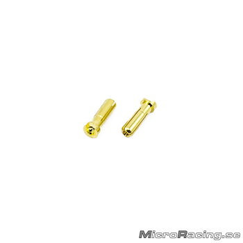 ULTIMATE - 5.0mm Bullet Kontakt, Hane, 2st