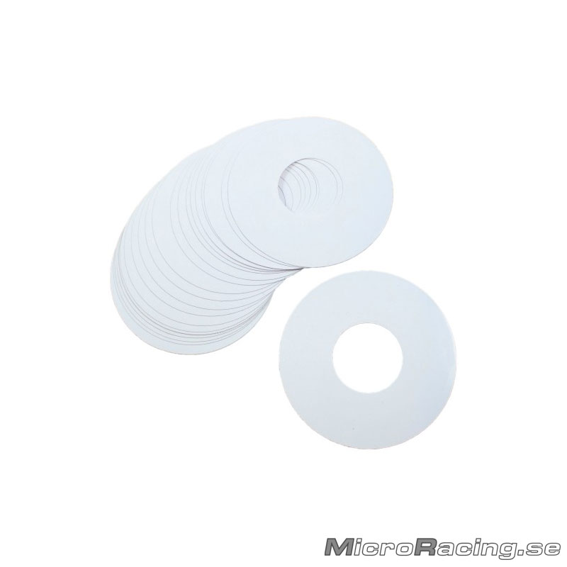 ULTIMATE - Wheel Sticker, White, 1/8 Off Road, 20pcs