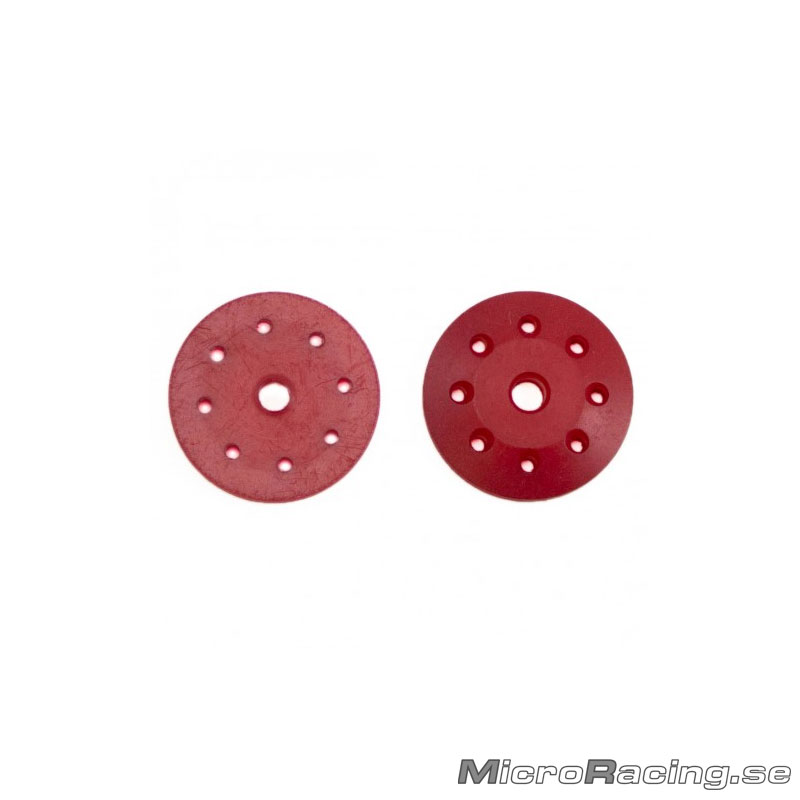 ULTIMATE - 16mm Koniska Kolvar 8x1.2mm, Röd, Vinklad, 2st