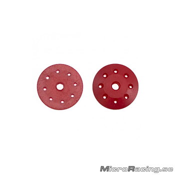 ULTIMATE - 16mm Koniska Kolvar 8x1.2mm, Röd, Vinklad, 2st