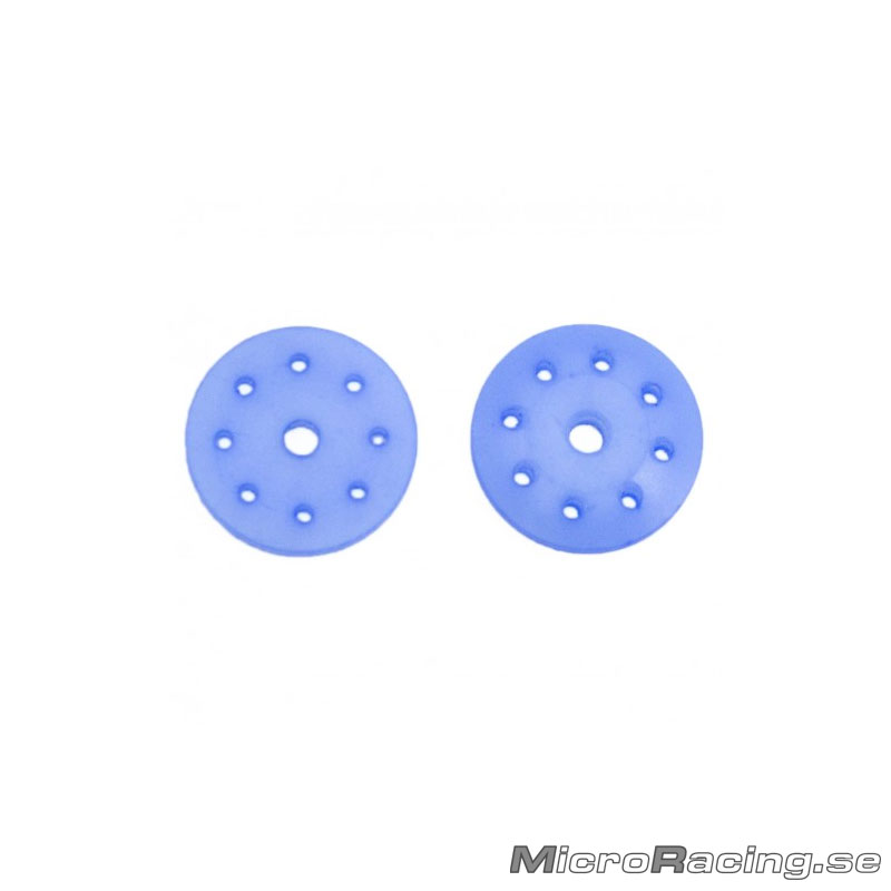 ULTIMATE - 16mm Conical Shock Pistons, Blue, 8x1.3mm, Angled, 2pcs