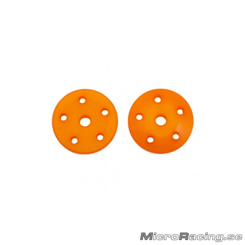ULTIMATE - 16mm Koniska Kolvar 5x1.6mm, Orange, Vinklad, 2st