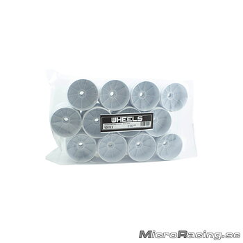 Procircuit - Vortex Rims V2, 1/8 Off Road, White, Bulk, 12pairs