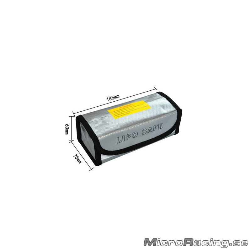 RC PARTS - LiPo Safe Box, 18x7x6cm - 2