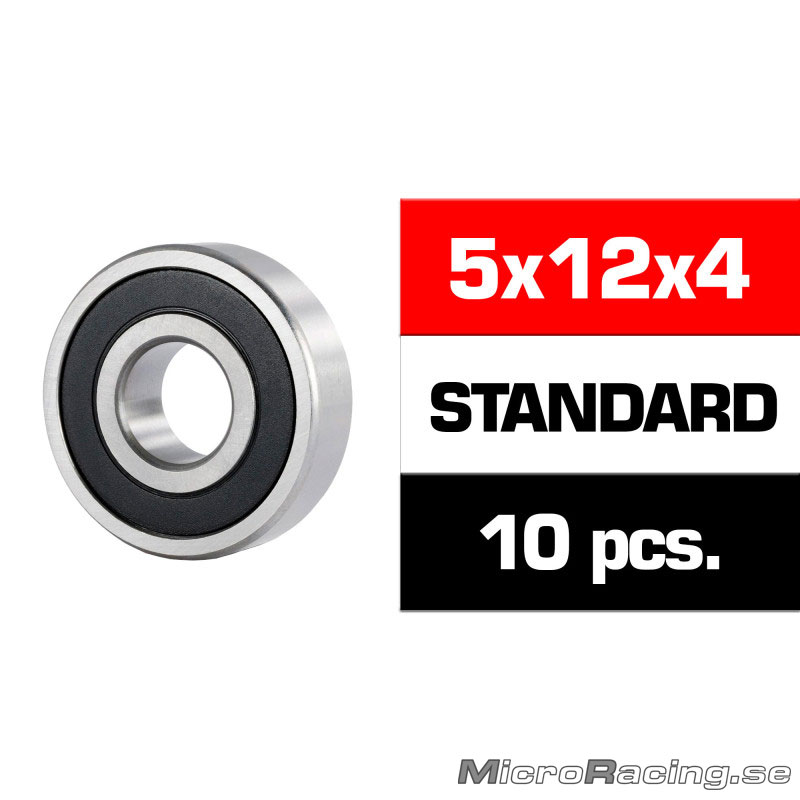 ULTIMATE - 12x21x5mm Lager, "HS", Metaltätat, 10st