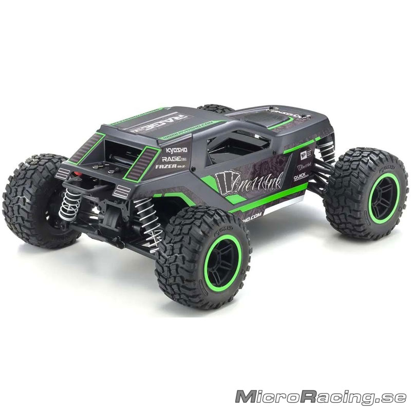 KYOSHO - Fazer MK2, Rage 2.0, 4WD, 1/10 Off Road, Green - Ready To Run - 3