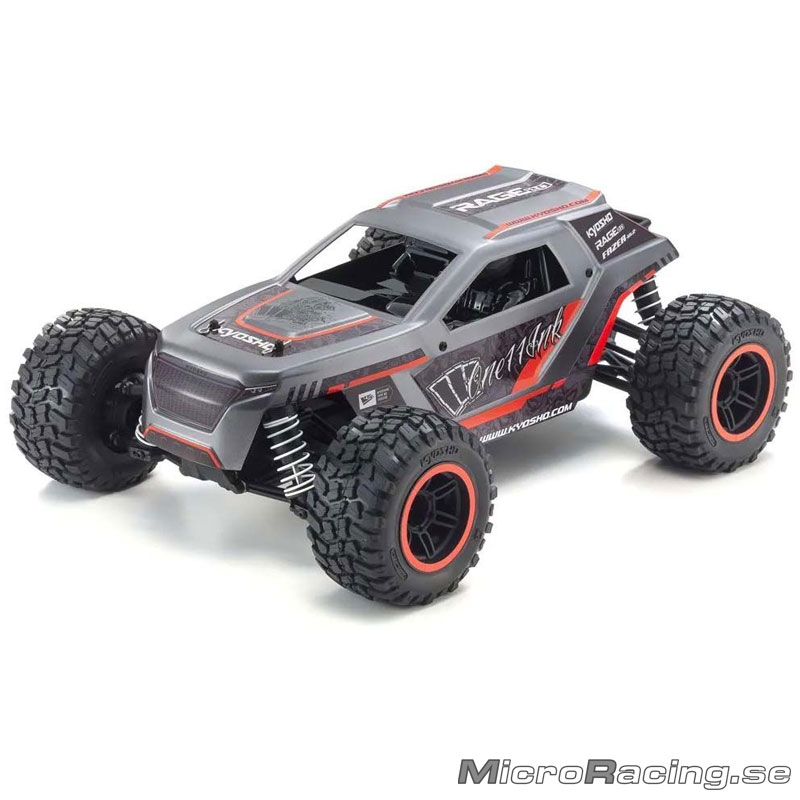 KYOSHO - Fazer MK2, Rage 2.0, 4WD, 1/10 Off Road, Röd - Ready To Run - 2